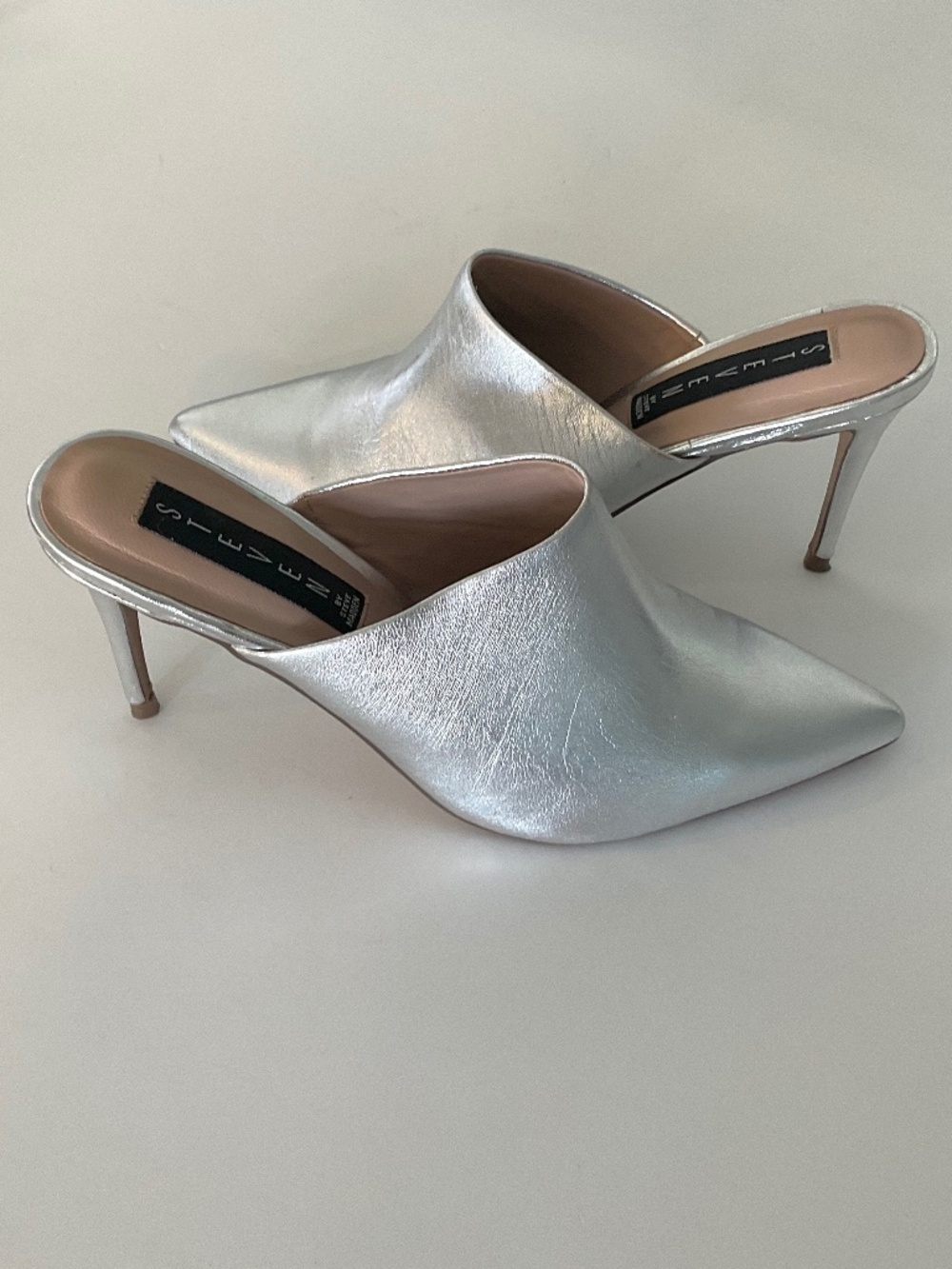 STEVEN by Steve Madden Women's Craft Mule in Metallic Silver Size 7.5 - Picture 13 of 14